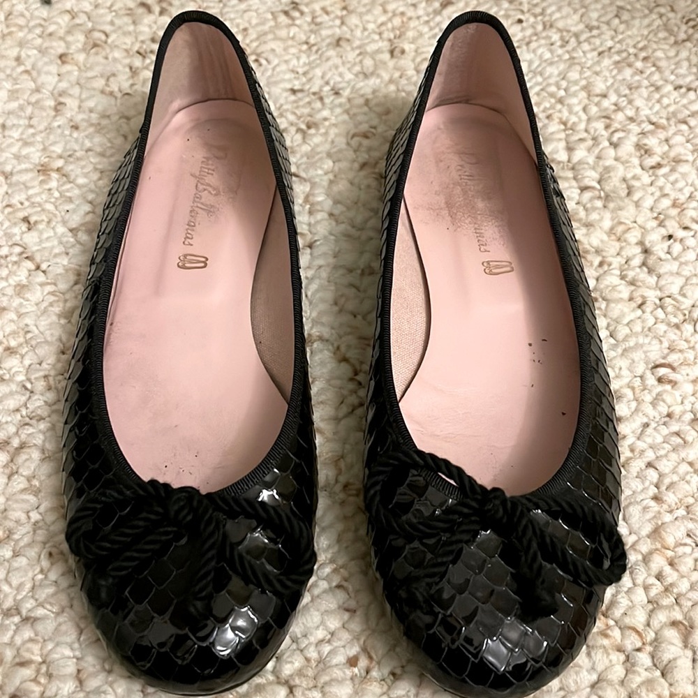 Black quilted pretty Ballerinas
